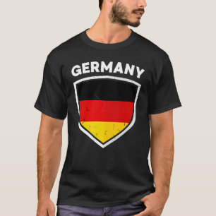 Camiseta Orgulho Alemanha Alemanha de Sinalizador de Souven