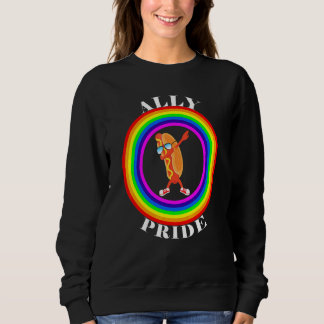 Camiseta Orgulho Aliado Igualdade LGBTQ Arco-íris Lésbica G
