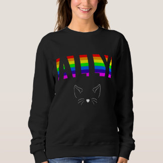Camiseta Orgulho Aliado Igualdade LGBTQ Arco-íris Lésbica G