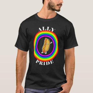 Camiseta Orgulho Aliado Igualdade LGBTQ Arco-íris Lésbica G