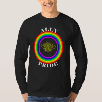 Camiseta Orgulho Aliado Igualdade LGBTQ Arco-íris Lésbica G