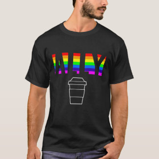Camiseta Orgulho Aliado Igualdade LGBTQ Arco-íris Lésbica G