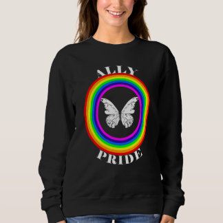 Camiseta Orgulho Aliado Igualdade LGBTQ Arco-íris Lésbica G