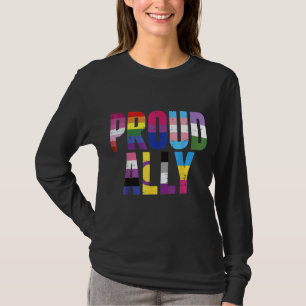 Camiseta Orgulho Ally Lgbtq Gay Lésbica Bissexual Trans Pan