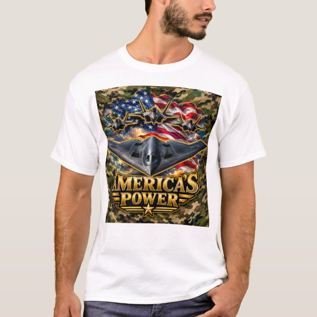 Camiseta Orgulho americano  (Frente)