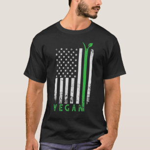 Camiseta Orgulho Americano Bandeira Direitos Animais Veg