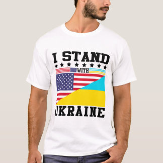 Camiseta Orgulho Americano da Ucrânia Vintage Retro Fla ucr