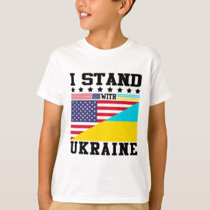 Camiseta Orgulho Americano da Ucrânia Vintage Retro Fla ucr