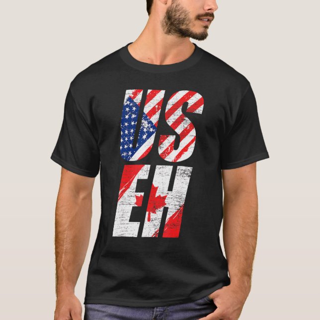 Camiseta Orgulho Americano Maple Leaf Useh Usa Flag C (Frente)