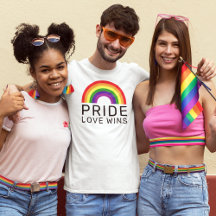 Orgulho Amor Vence Arco-íris Masculino Branco