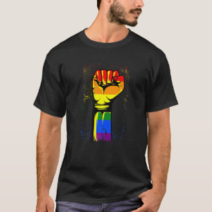 Camiseta Orgulho Arco-Íris Atende Amor e Tolerância LGBT
