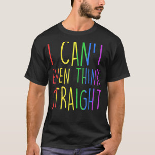 Camiseta Orgulho Arco-Íris Lgbtq Consciência que eu nem con