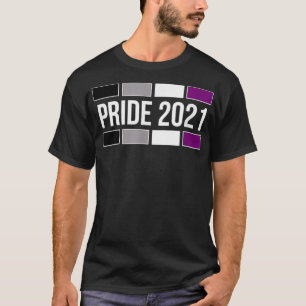 Camiseta Orgulho Asexual 2021 Orgulho LGBT Marcha ou Desfil