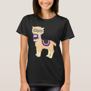 Camiseta Orgulho Asexual Legal Llama com Orgulho Ace Sungla