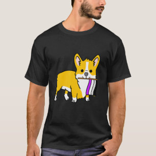 Camiseta Orgulho Assexual Corgi Ace