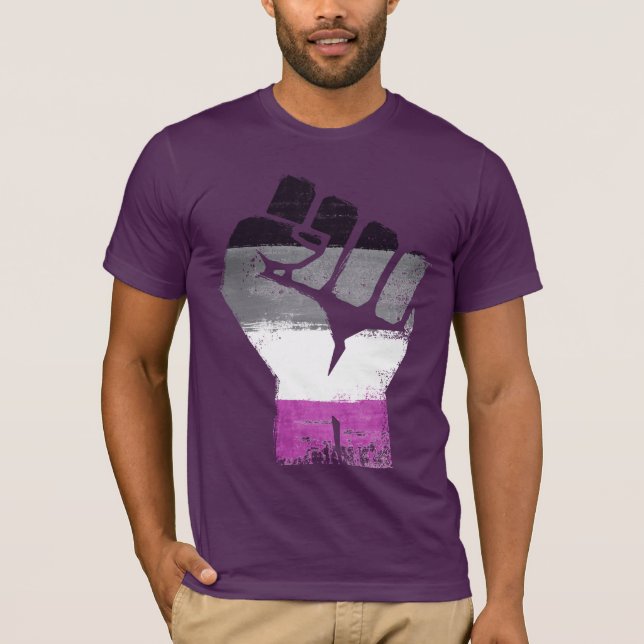 Camiseta Orgulho Assexual Resistência (Frente)