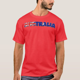 Camiseta Orgulho australiano da bandeira australiana da Aus