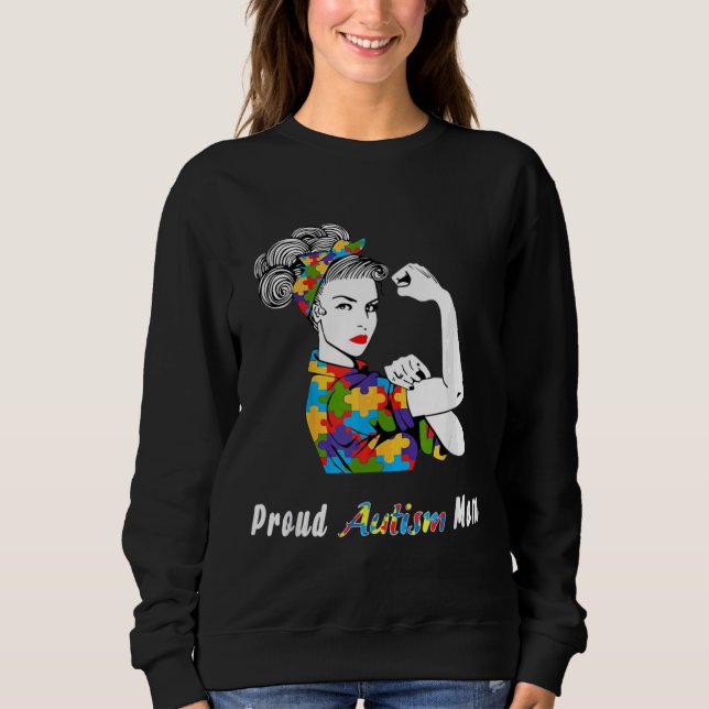 Camiseta Orgulho Autismo Mãe 75 (Frente)