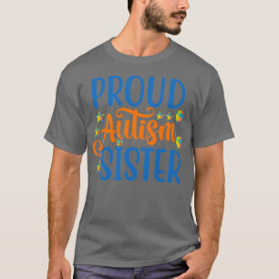 Camiseta Orgulho Autismo Sensibilização para o autismo Irmã