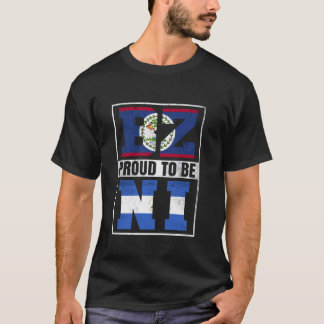 Camiseta Orgulho Beliziano de Mix Belize e Nicarágua