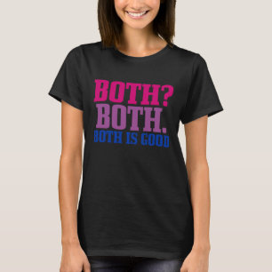 Camiseta Orgulho Bissexual Ambos são bons Bi Flag Orgulho L