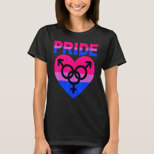 Camiseta Orgulho Bissexual Apoio ao Amor Lgbtqia Bi Homens 
