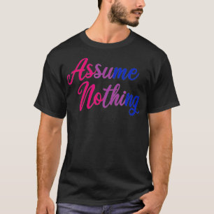 Camiseta Orgulho Bissexual Assume Nada De Orgulho Bi