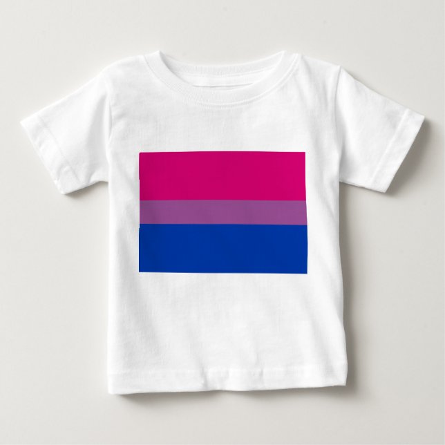 Camiseta Orgulho Bissexual (Bandeira Bi) (Frente)