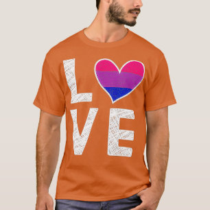 Camiseta Orgulho Bissexual Bi do Arco-Íris LGBT