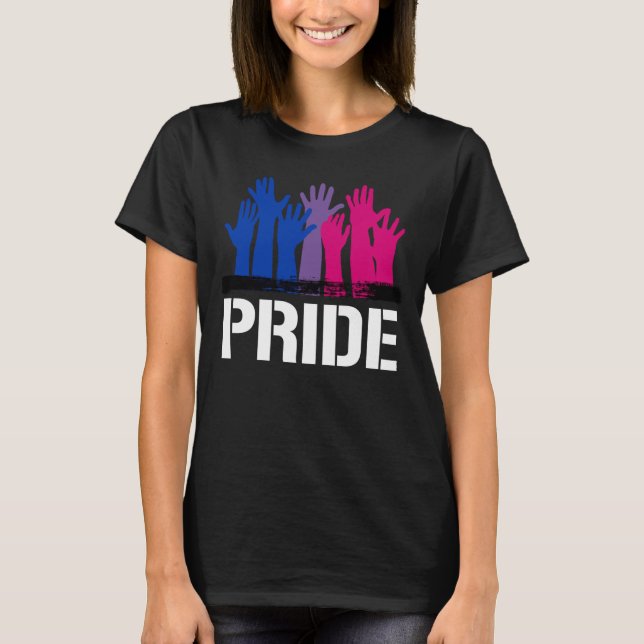 Camiseta Orgulho Bissexual Juntos (Frente)