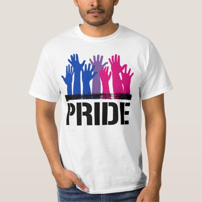 Camiseta Orgulho Bissexual Juntos (Frente)