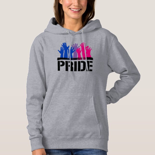 Camiseta Orgulho Bissexual Juntos (Frente)