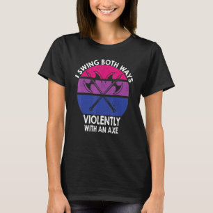 Camiseta Orgulho Bissexual Lgbt I Balança Ambas Maneiras Vi