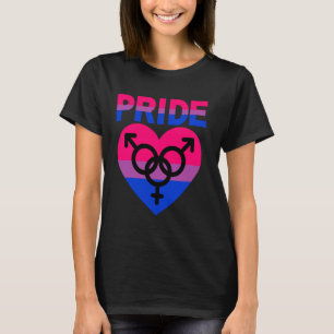 Camiseta Orgulho Bissexual LGBTQIA+ Amor e Apoio Bi Homens