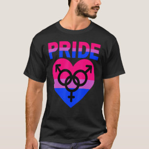 Camiseta Orgulho Bissexual Lgbtqia Apoio ao Amor Bi Men Wom