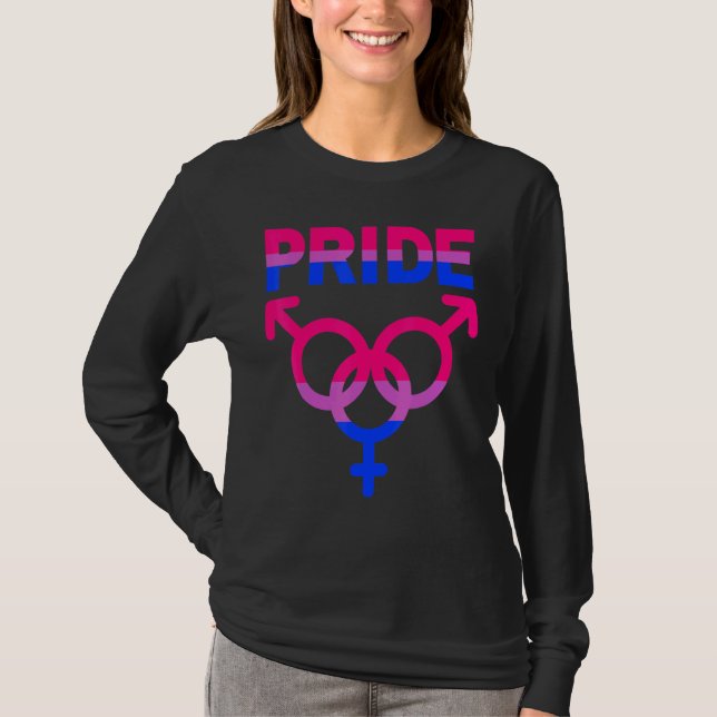 Camiseta Orgulho Bissexual Lgbtqia Apoio ao Amor Homens Men (Frente)