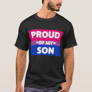 Camiseta Orgulho Bissexual Orgulhoso Do Meu Filho Mãe Pai D