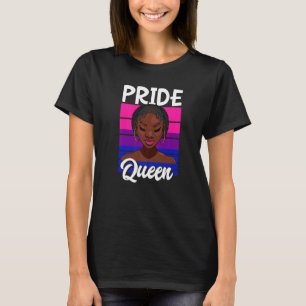 Camiseta Orgulho Bissexual Rainha Lgbt Q Bandeira do Orgulh