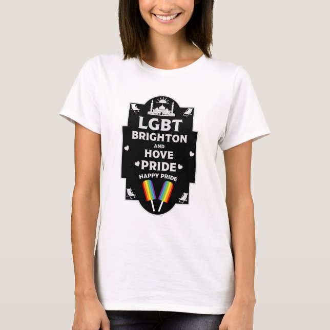 Camiseta Orgulho Brighton e Hove (Frente)