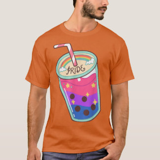 Camiseta Orgulho Bubble Chá Boba Tea Tea LGBT Ally Gay Lésb