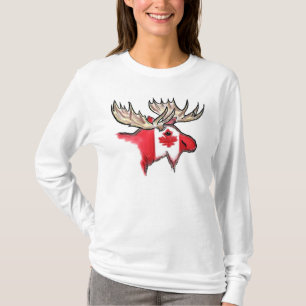Camiseta Orgulho canadense, damas de elite canadenses