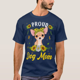 Camiseta Orgulho Chihuahua Cachorro Mãe Dia de as mães Gira