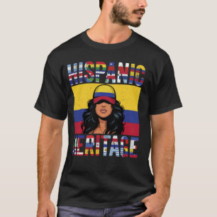 Camiseta Orgulho Colombiano Patrimônio Hispano-Colombiano M