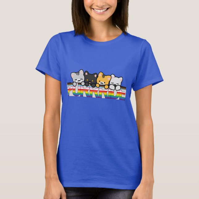 Camiseta Orgulho com gatos (Frente)