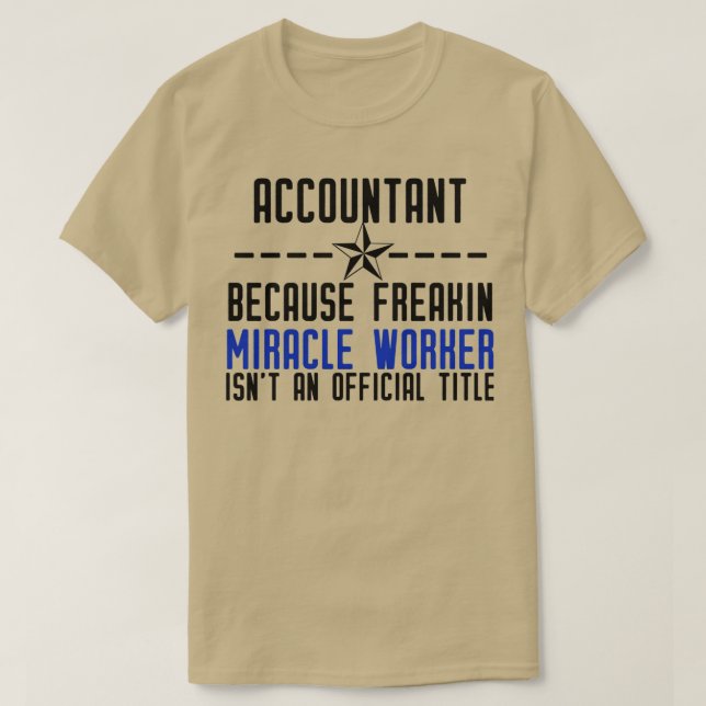 Camiseta Orgulho Contabilista (Frente do Design)