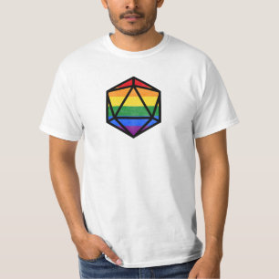 Camiseta Orgulho D20 para LGBTQ+