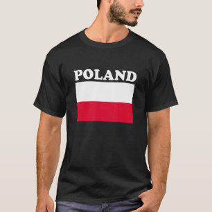 Camiseta Orgulho da Bandeira da Polônia Herança Polska Raíz