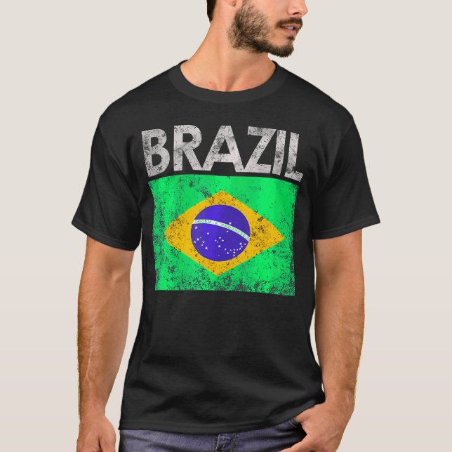 Camiseta Orgulho da Bandeira do Brasil (Frente)