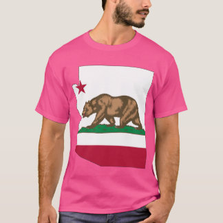 Camiseta Orgulho da Califórnia e do Arizona Silhueta do Ari