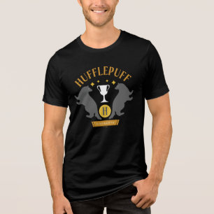 Camiseta Orgulho da Casa HUFFLEPUFF™ com Gráfico de Texugo